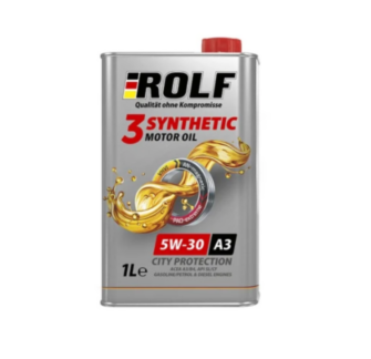 Моторное масло 3-SYNTHETIC 5W-30 1л ROLF ROLF 322550