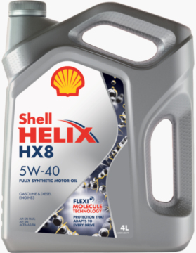Моторное масло HELIX HX 8 Synthetic 5W-40 4л SHELL SHELL 550046362