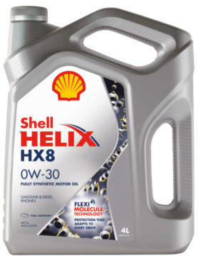 Моторное масло Helix HX8 0W-30 4л SHELL SHELL 550050026