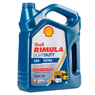 Моторное масло Rimula Light Duty LD5 Extra 10W-40 SHELL SHELL 550050481